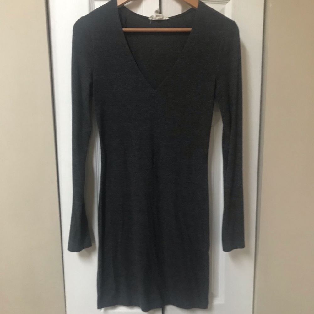 Gray Bodycon Dress